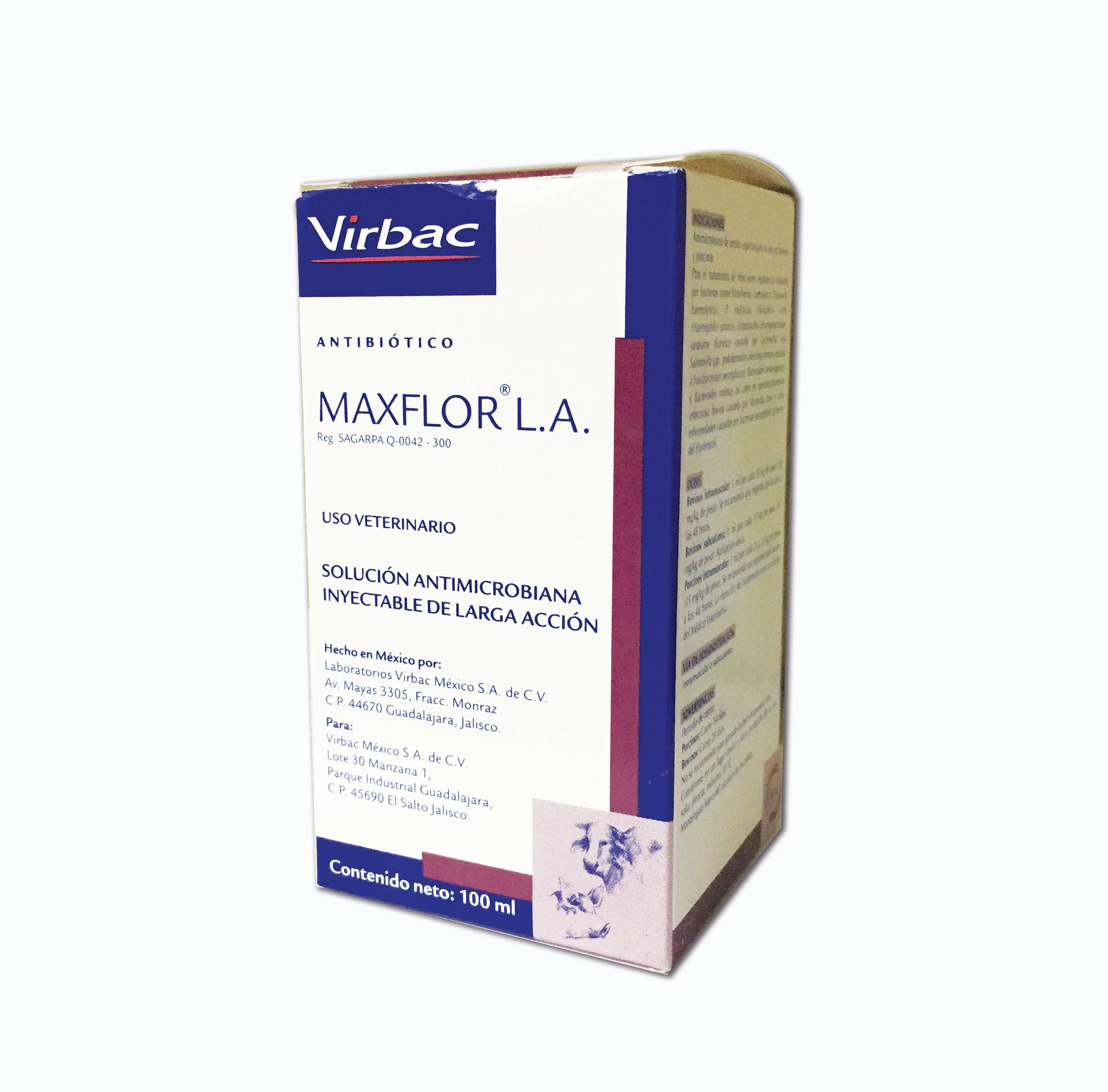 MAX-FLOR-LA antibiotico de larga acción
